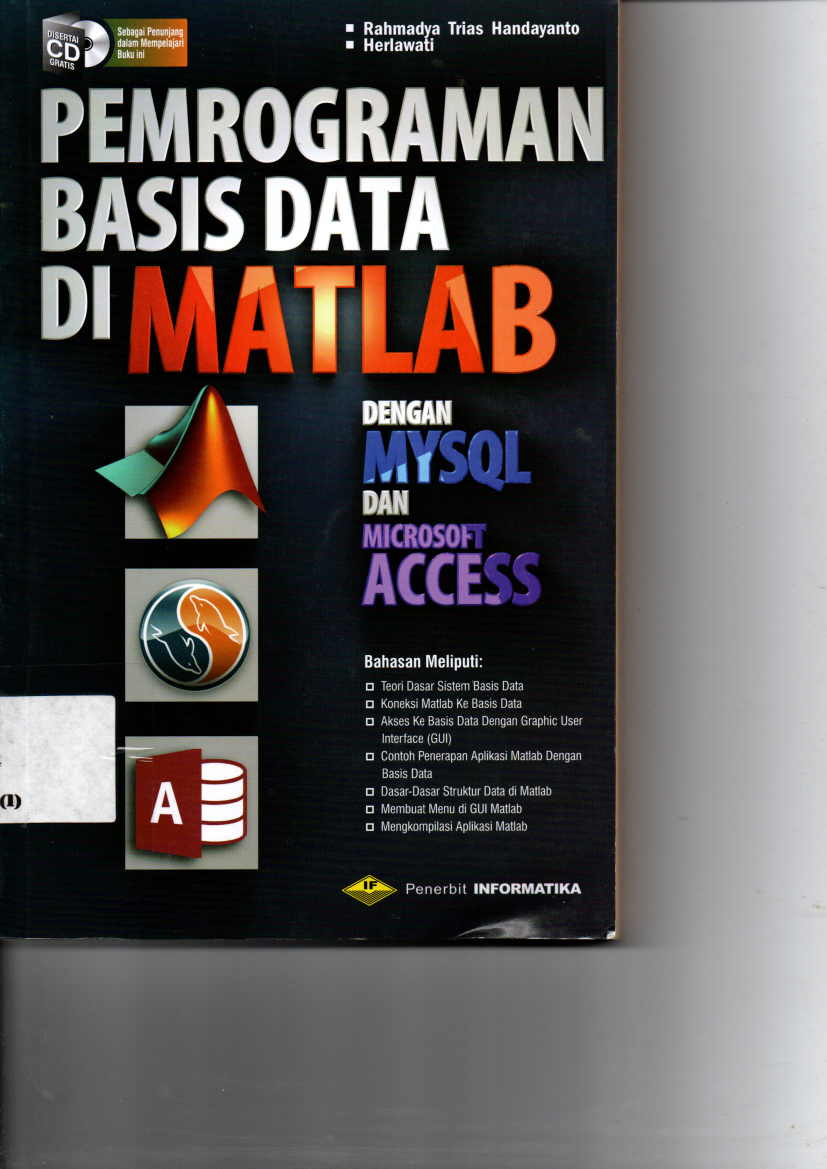 Pemrograman Basis Data di Matlab dengan My SQL dan Microsoft Access