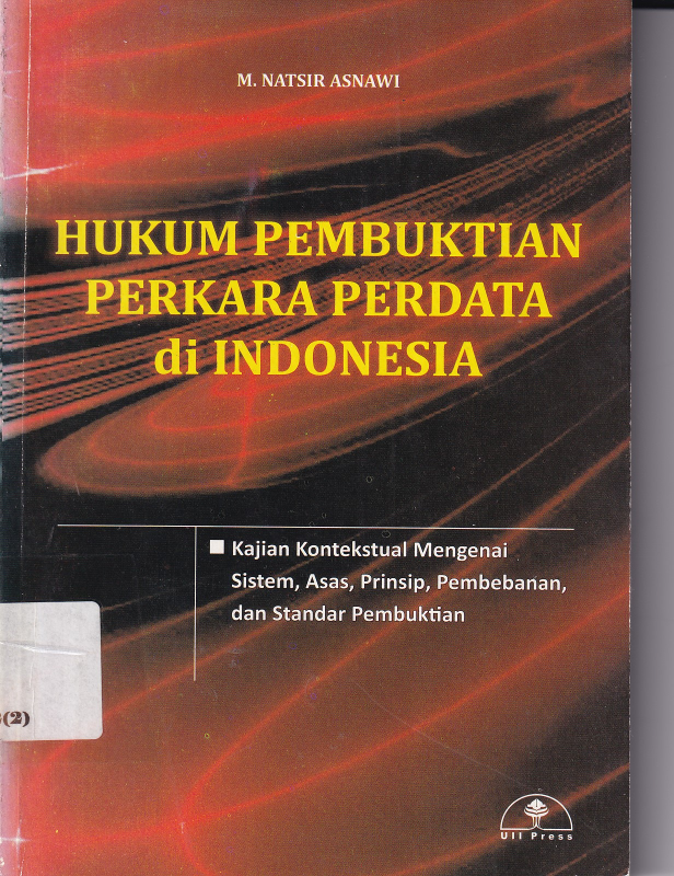 Hukum Pembuktian Perkara Perdata di Indonesia (Cet. 1)
