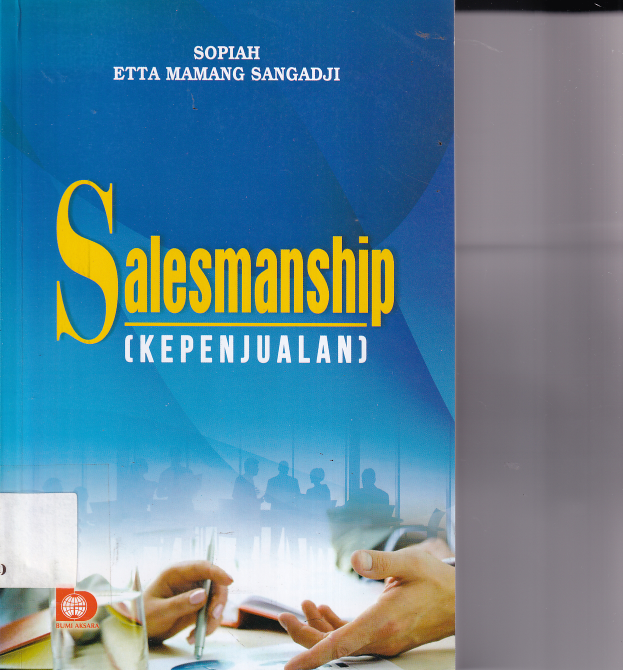 Salesmanship (Kepenjualan) Cet. 1