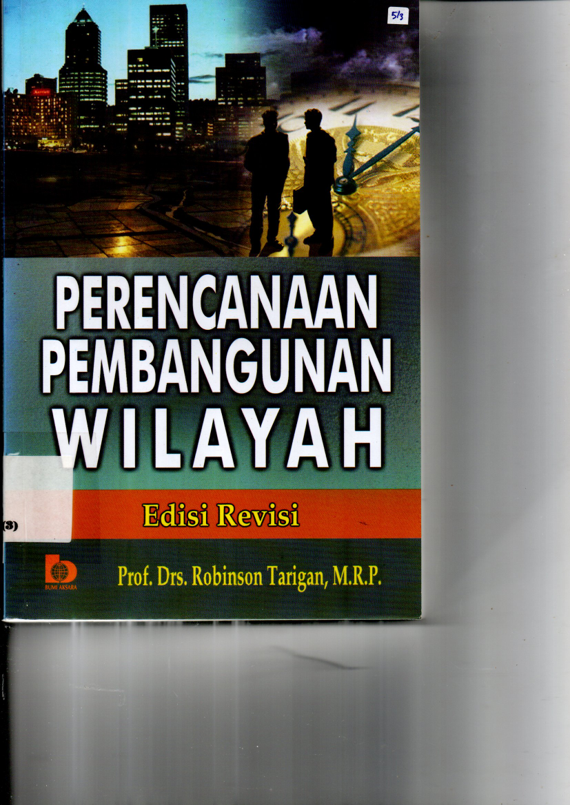 Perencanaan Pembangunan Wilayah (Ed. Rev. Cet. 8)
