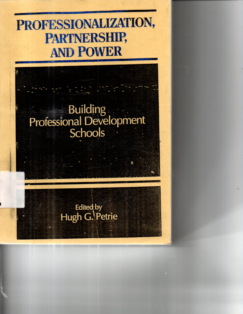 Professionalization, Partnership, And Power