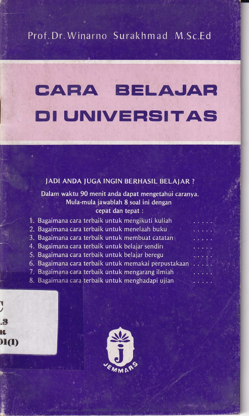 Cara Belajar di Universitas