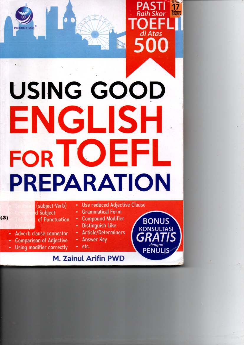 Using Good English For Toelf Preparation