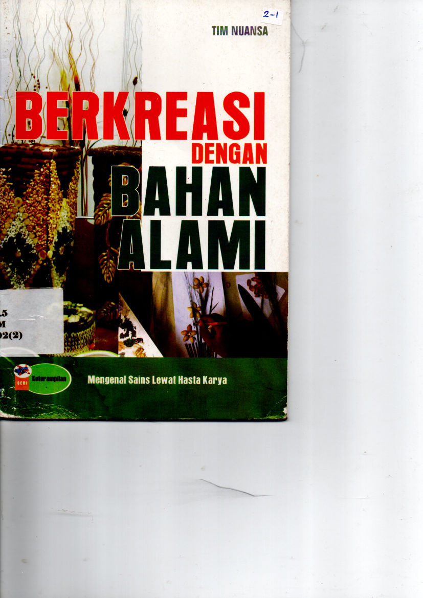 Berkreasi Dengan Bahan Alami