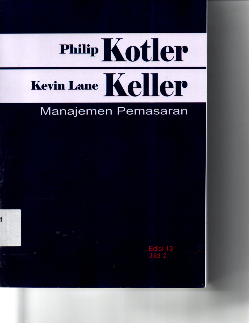 Manajemen Pemasaran Edisi 13 Jilid 2 + Cover Biru