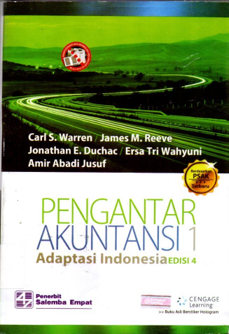 Pengantar Akuntansi 1 Adaptasi Indonesia Edisi 4 berdasar PSAK terbaru ( buku kecil )