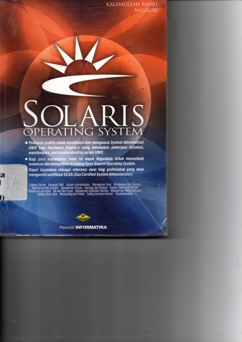 Solaris Operating Sistem