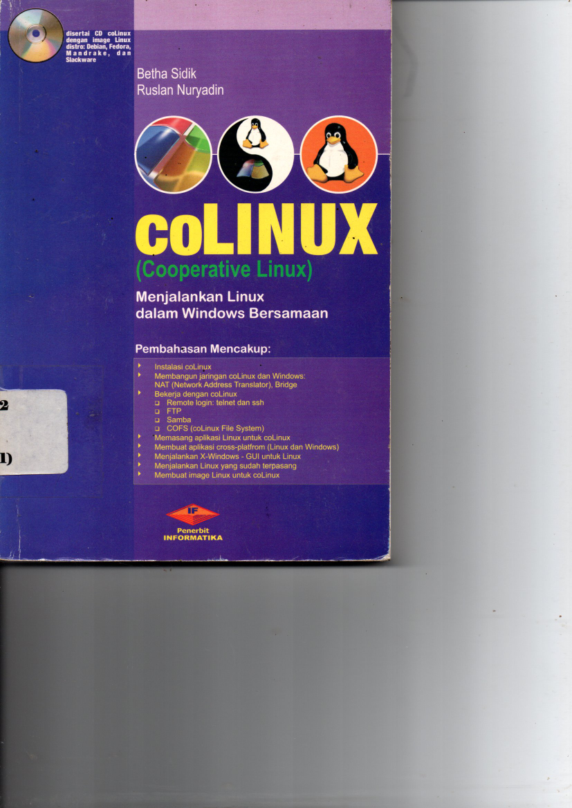 coLinux (Cooperative Linux): Menjalankan Limux dalam Windows Bersamaan