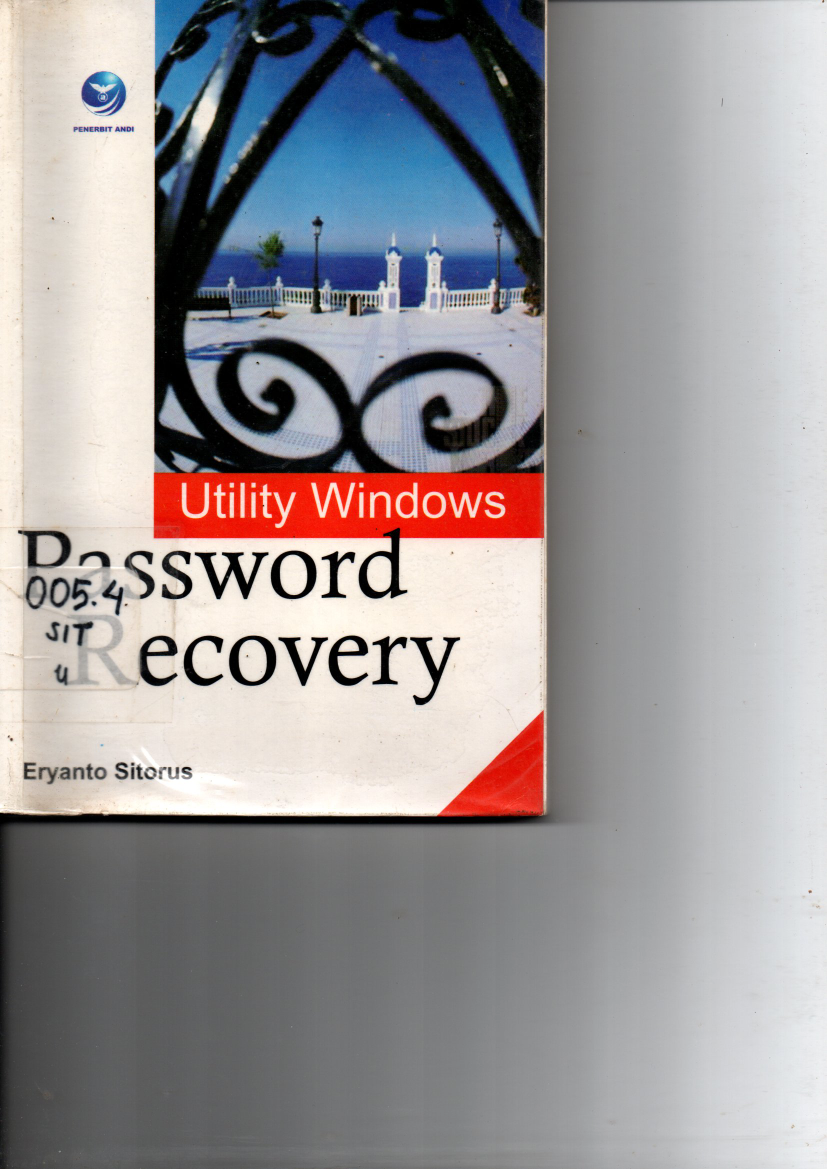 Utility Windows Password Recovery