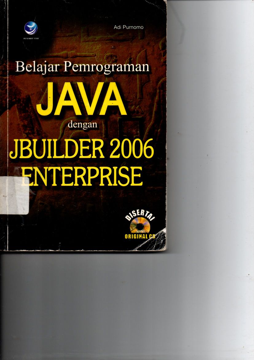Belajar Pemrograman Java dengan JBuilder 2006 Enterprise