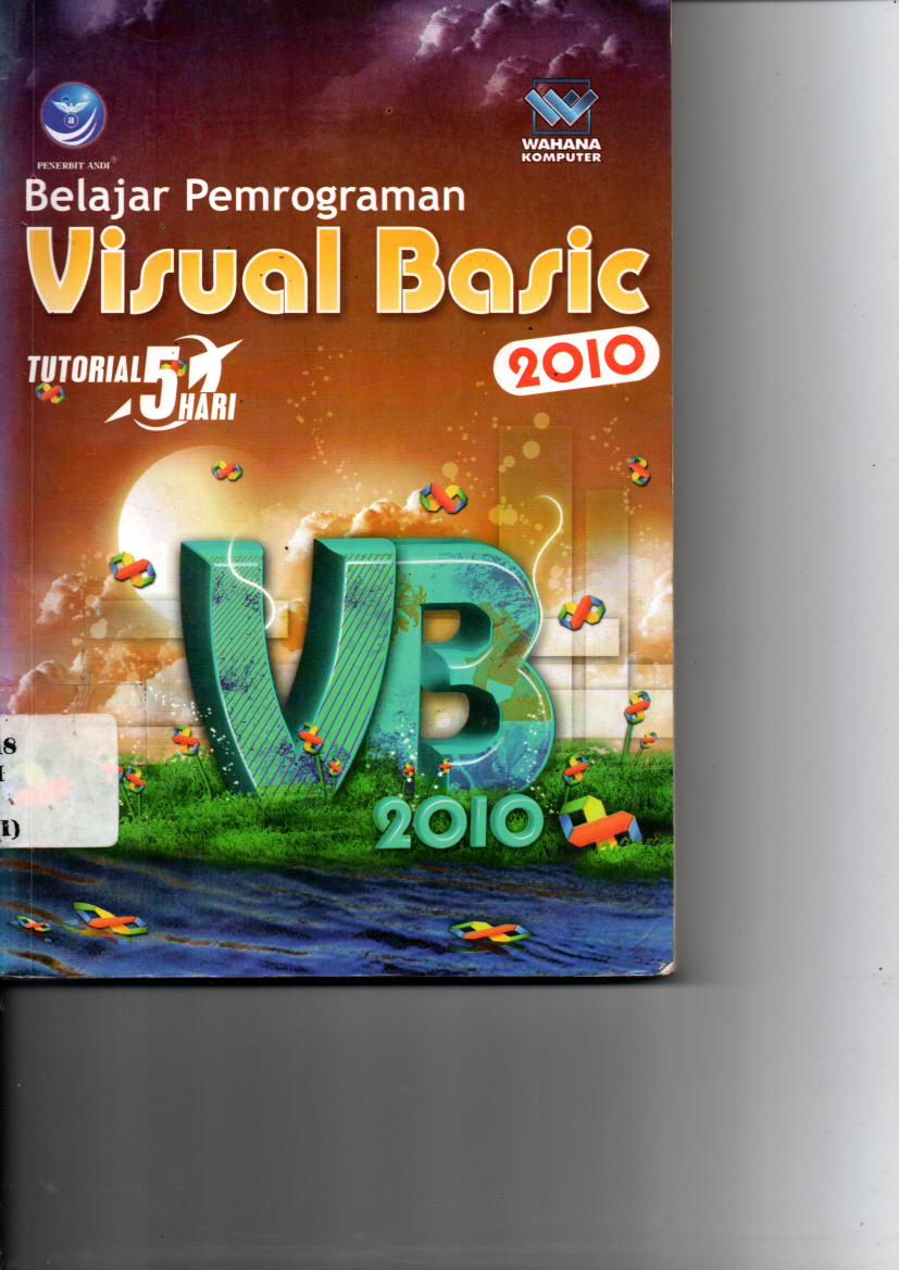 Tutorial 5 Hari Belajar Pemrograman Visual Basic 2010