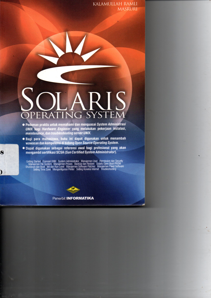 Solaris Operating System (Cet. 1)
