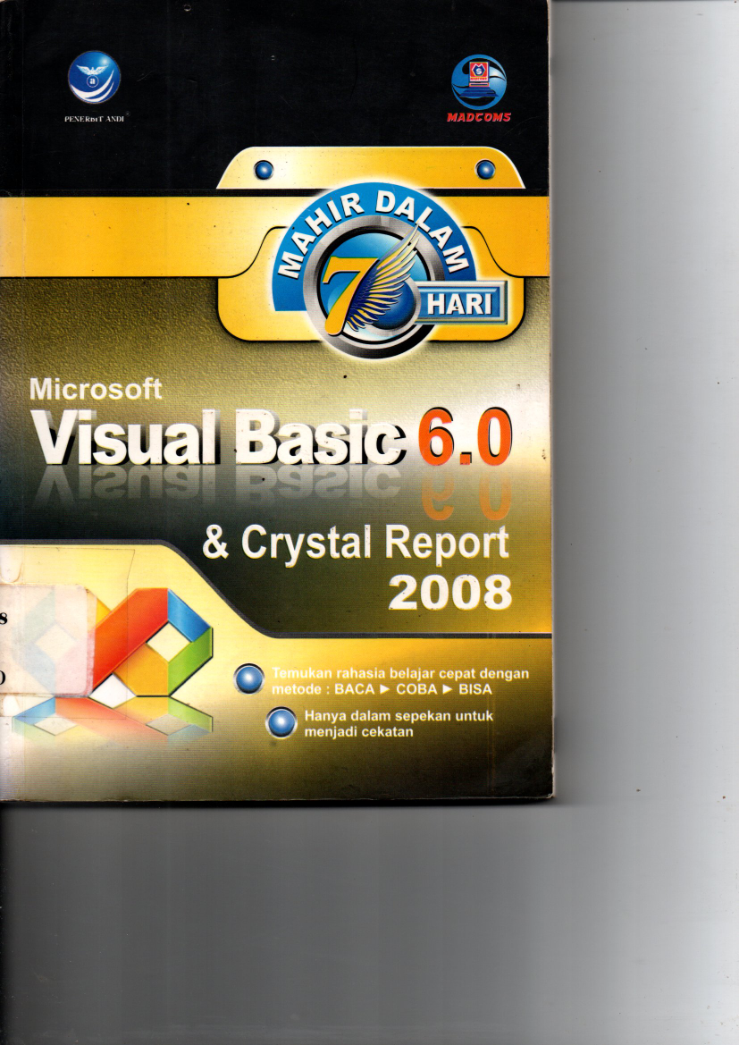 Microsoft Visual Basic 6.0 &amp; Cristal Report 2008