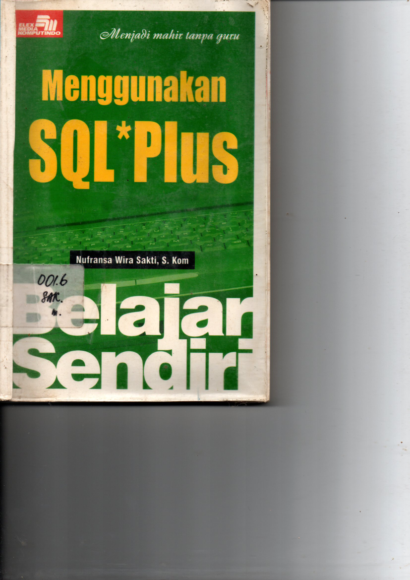 Menggunakan SQL Plus