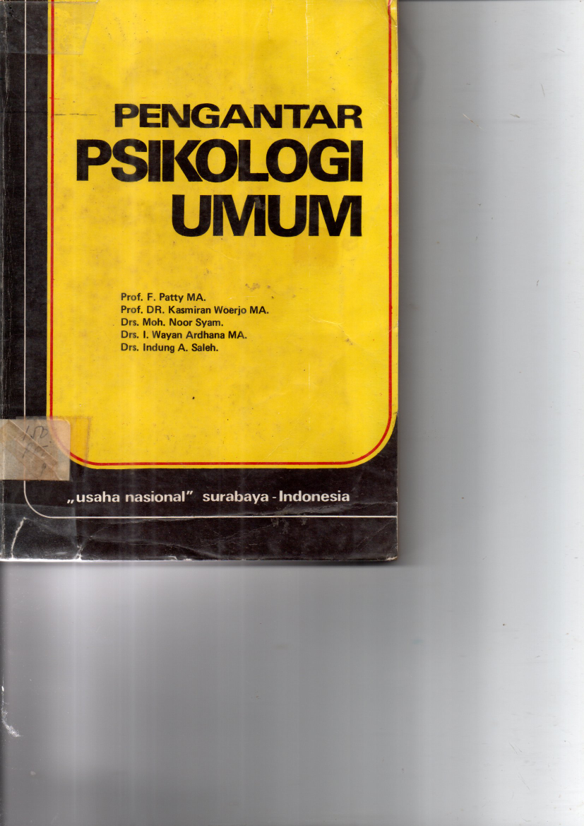 Pengantar Psikologi Umum (Cet. 4)