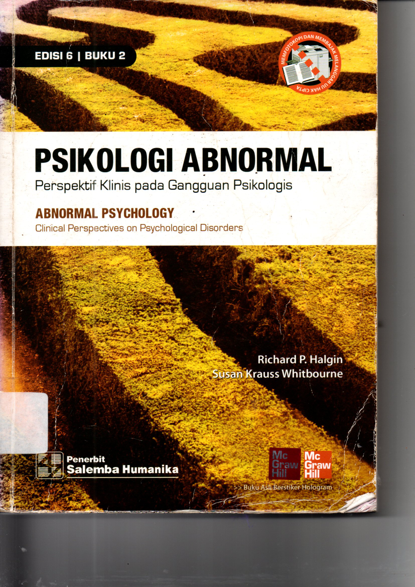 Psikologi Abnormal: Perspektif Klinis Pada Gangguan Psikologis (Ed. 6, Buku 2)