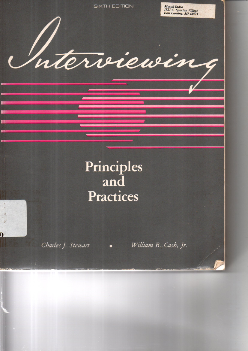 Interviewing Principles and Practices