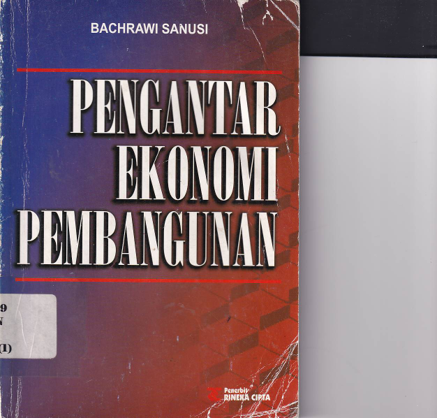 Pengantar Ekonomi Pembangunan