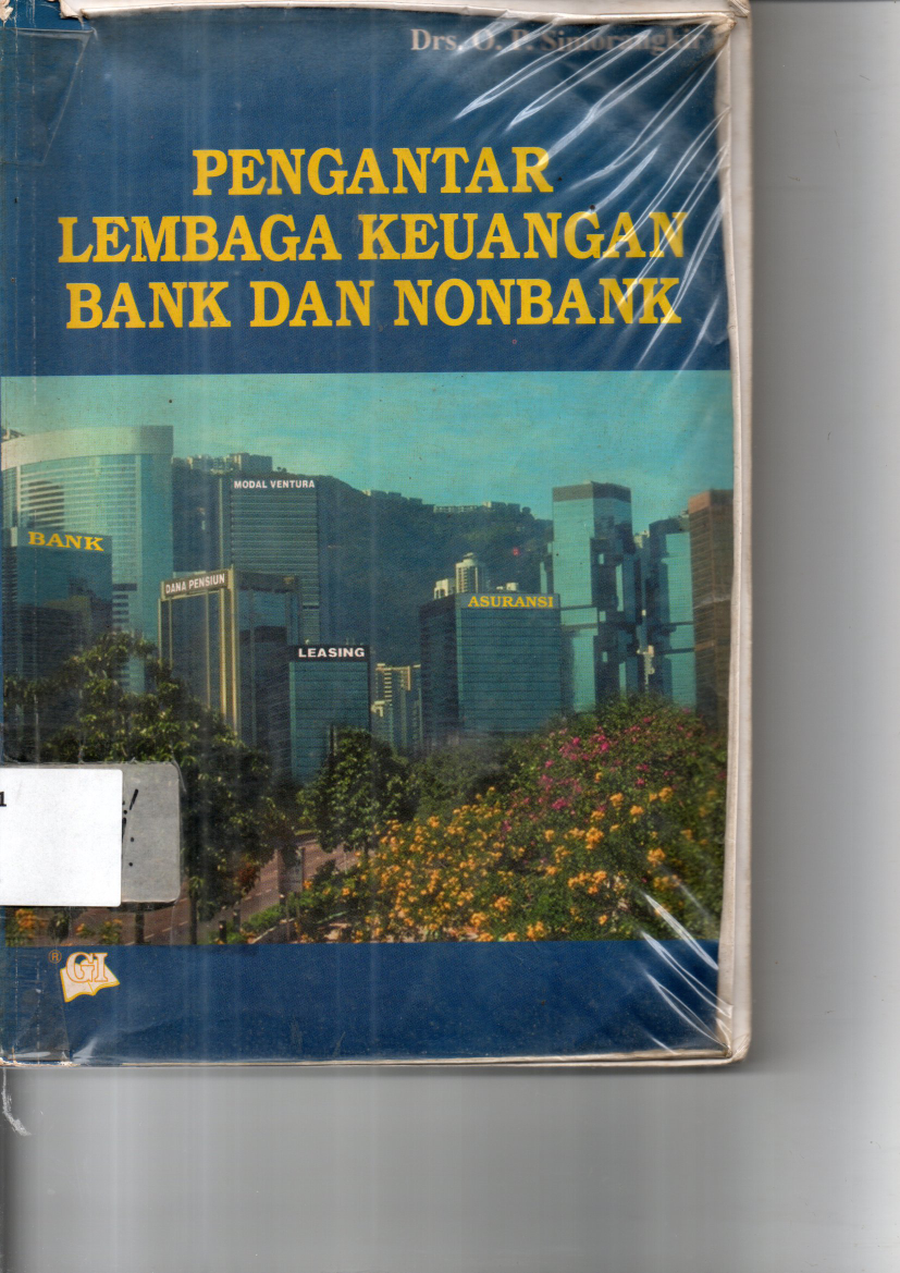 Pengantar Lembaga Keuangan Bank dan Non Bank
