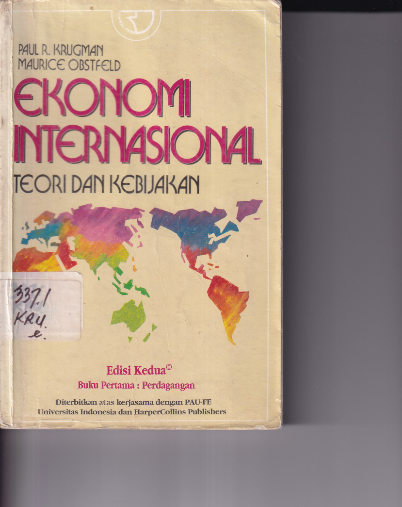 Ekonomi International Teori dan Kebijakan (Ed. 2, Jilid. 1)