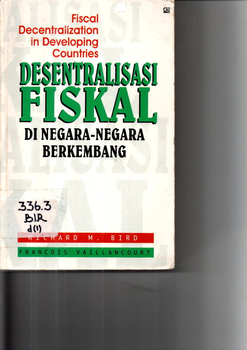 Desentralisasi Fiskal di Negara- Negara Berkembang