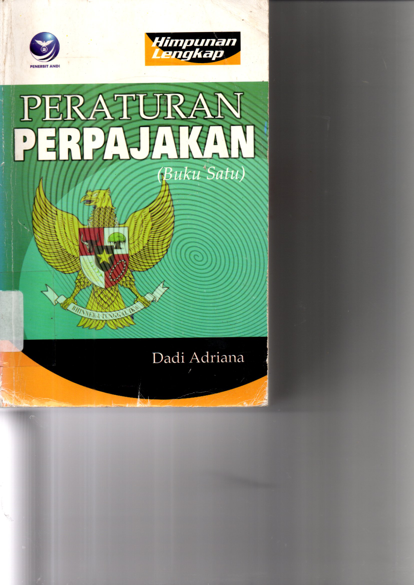 Peraturan Perpajakan (Buku 1)