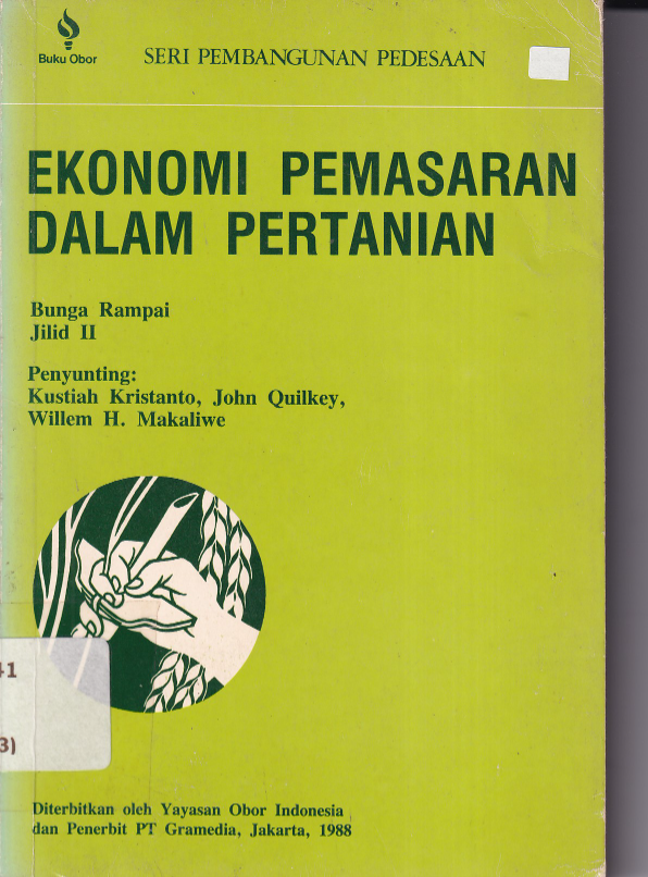 Ekonomi Pemasaran dalam Pertanian (Jilid 2)