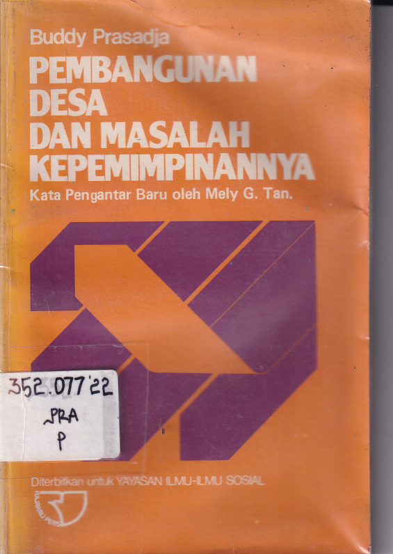 Pembangunan Desa dan Masalah Kepemimpinannya (Ed. 1, Cet. 3)