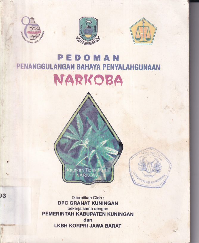 Pedoman Penanggulangan Bahaya Penyalahgunaan Narkoba