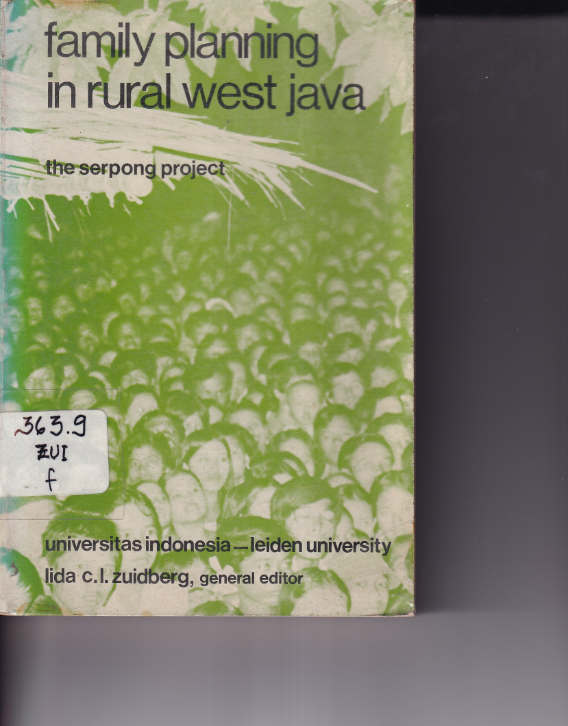 Family Planning In Rural West Java: The Serpong Project