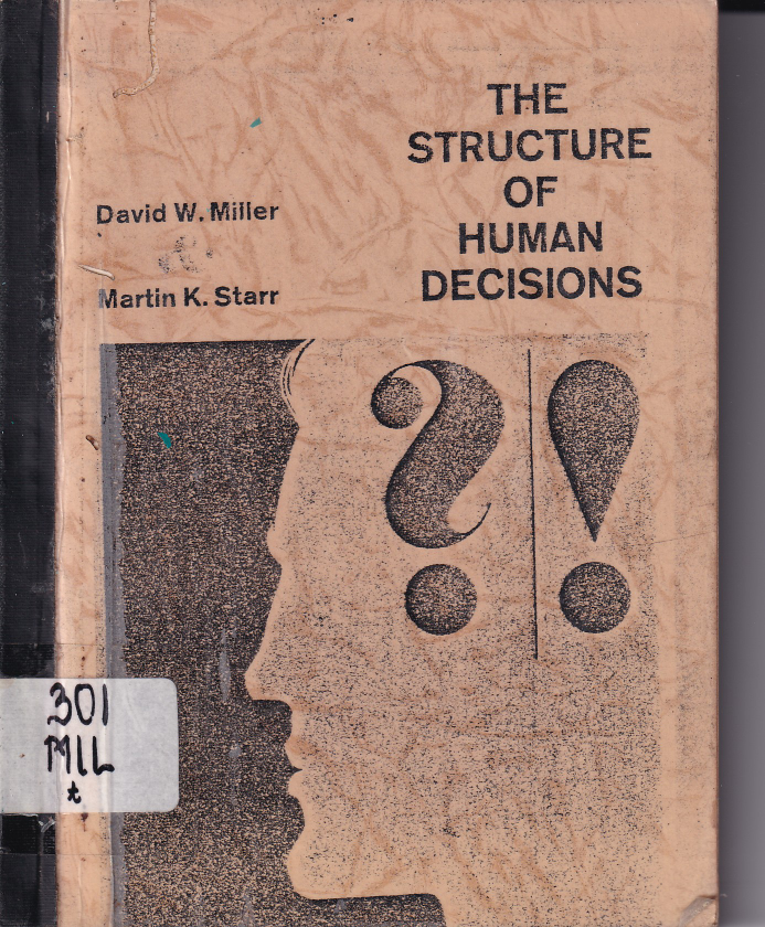 The Structure Of Human Decisions