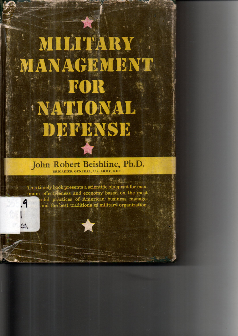 Militery Management For National Defense