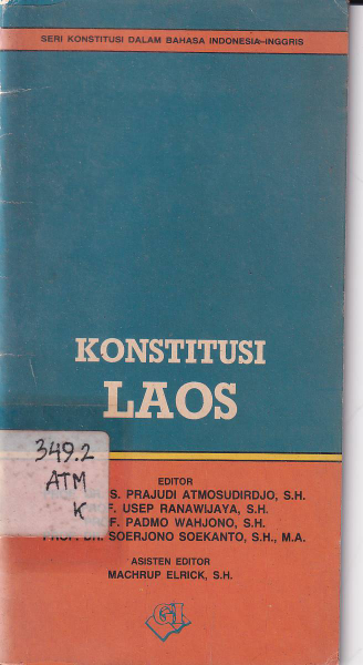 Konstitusi Laos (Cet. 1)