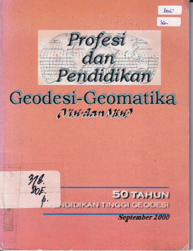 Profesi dan Pendidikan Geodesi - Geomatika (Sumbangan)