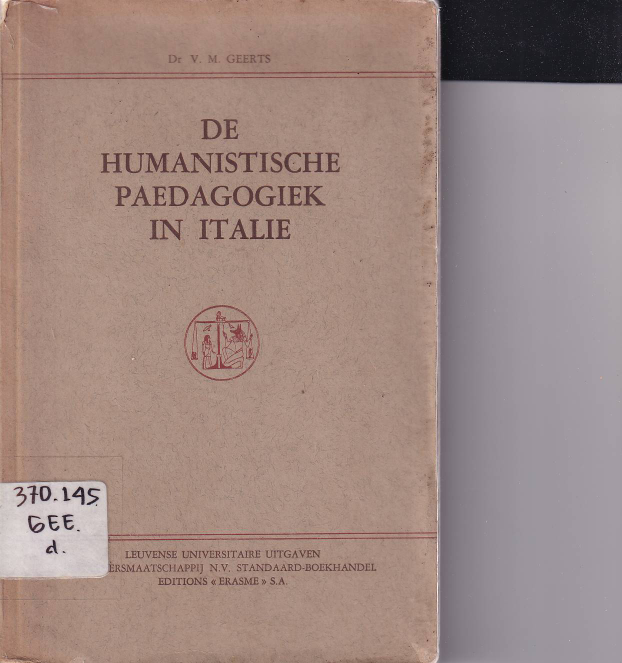 De Humanistische Paedagogiek In Italie