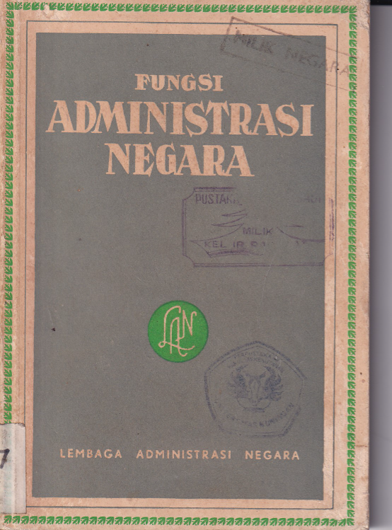 Fungsi Administrasi Negara