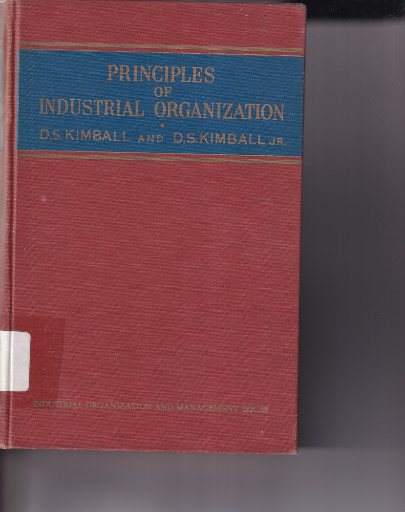 Principles Of Industrial Organization