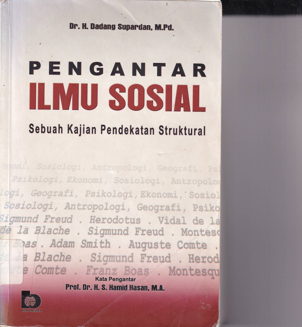 Pengantar Ilmu Sosial: Sebuah Kajian Pendekatan Struktural (Ed. 1, Cet. 2)