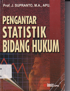 Pengantar Statistik Bidang Hukum