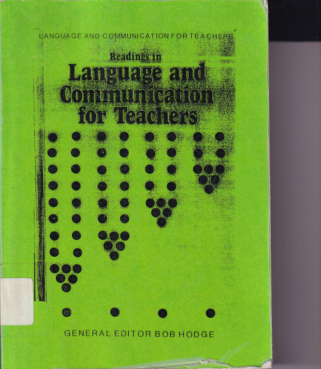 Readings in language and comunication for teachers