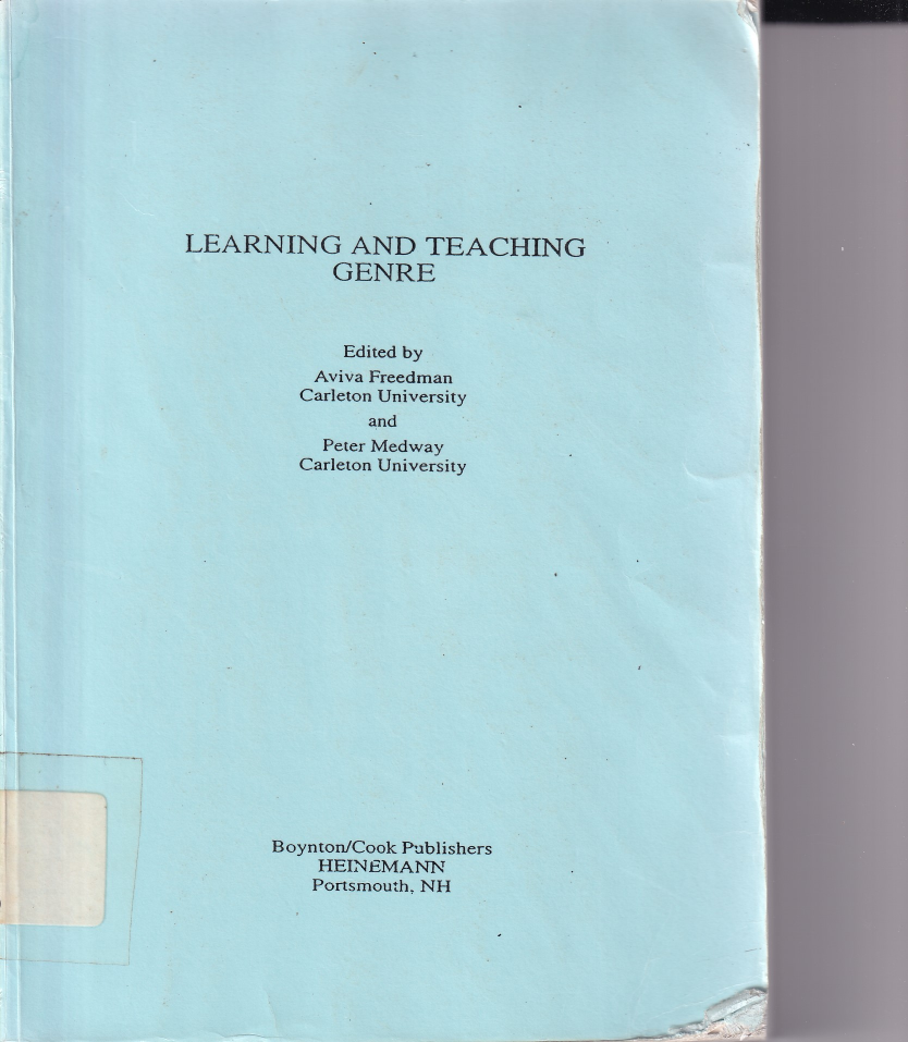 Learning and Teaching Genre