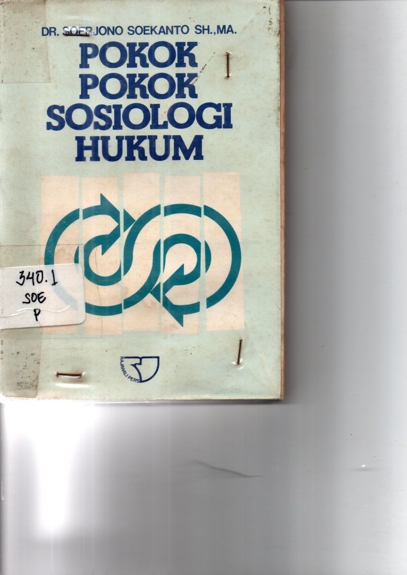 Pokok-pokok Sosiologi Hukum