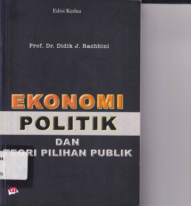 Ekonomi Politik dan Teori Pilihan Publik