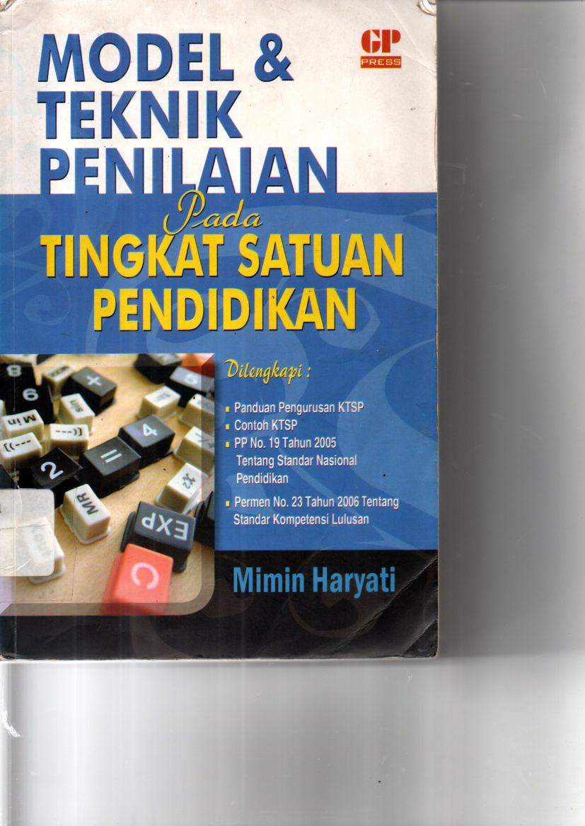 Model &amp; Teknik Penilaian pada Tingkat Satuan Pendidikan