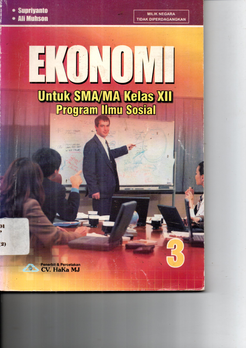 Ekonomi untuk SMA/MA Kelas XII Program Ilmu Sosial 3