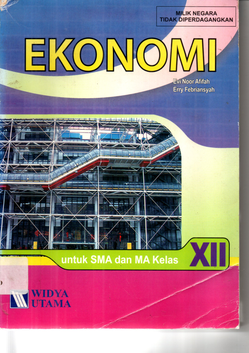 Ekonomi untuk SMA/MA Kelas XII jilid 3 (Sumbangan)