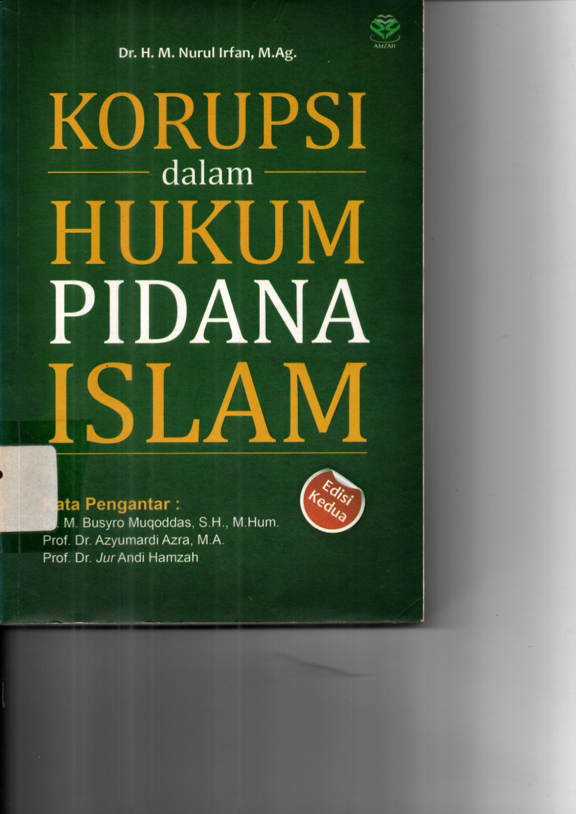 Korupsi dalam Hukum Pidana Islam