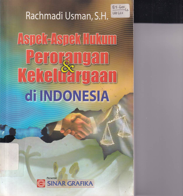 Aspek-aspek Hukum Perorangan &amp; Kekeluargaan di Indonesia (Cet. 1)