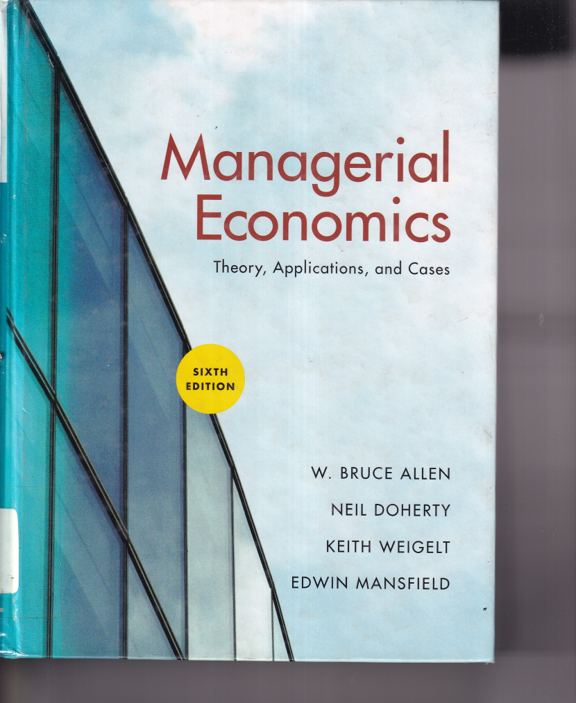 Managerial Economics (Ed. 6)