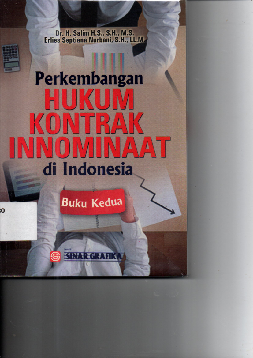 Perkembangan Hukum Kontrak Innominaat di Indonesia